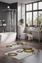 Mijölnir CT-5065 Juego de Alfombrillas de Baño 2 Piezas 100% Poliéster Antideslizante Antibacteriano 40x60cm 60x100cm